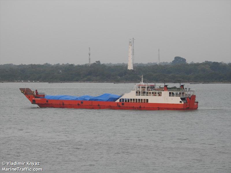 lct.ayu express 1 (Landing Craft) - IMO 9561667, MMSI 525015440, Call Sign PMVO under the flag of Indonesia