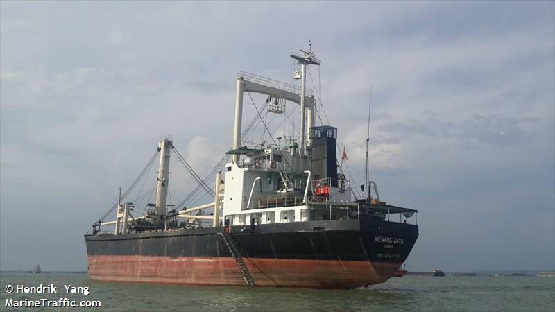 mv menang jaya (General Cargo Ship) - IMO 8420153, MMSI 525019323, Call Sign YDZI under the flag of Indonesia