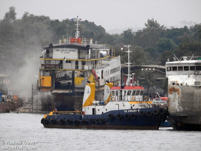 tb.kirana 8 (Tug) - IMO 8698750, MMSI 525500253, Call Sign YD 5178 under the flag of Indonesia