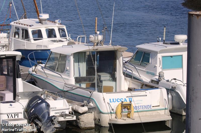lucca ii (Pleasure craft) - IMO , MMSI 205205970, Call Sign OQ2059 under the flag of Belgium