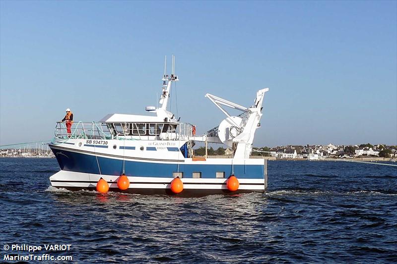 fv le grand bleu (Fishing vessel) - IMO , MMSI 228076820, Call Sign FAJ2012 under the flag of France