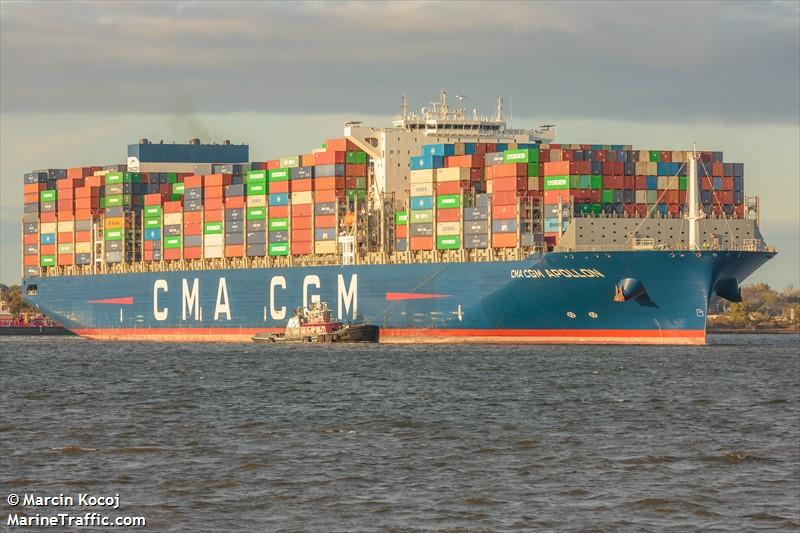 cma cgm apollon (Container Ship) - IMO 9882516, MMSI 229685000, Call Sign 9HA5560 under the flag of Malta