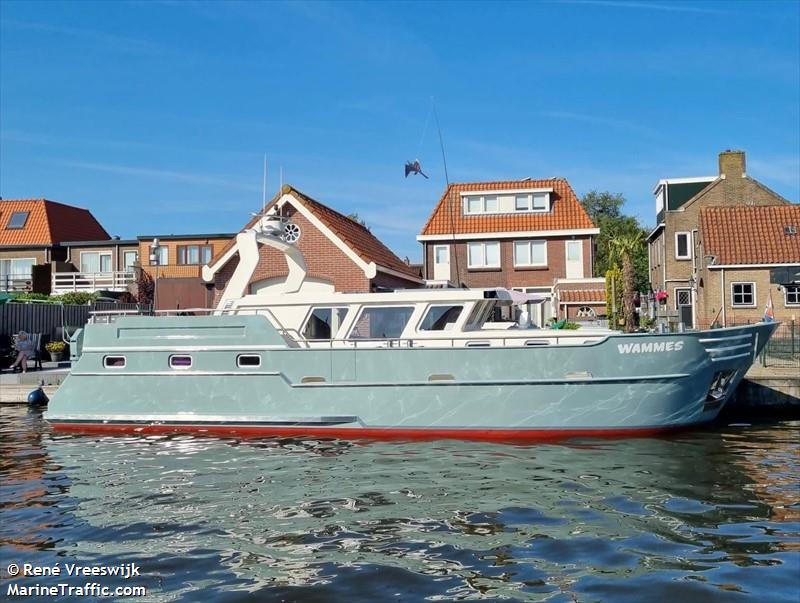 wammes (Pleasure craft) - IMO , MMSI 244729054, Call Sign PG6234 under the flag of Netherlands