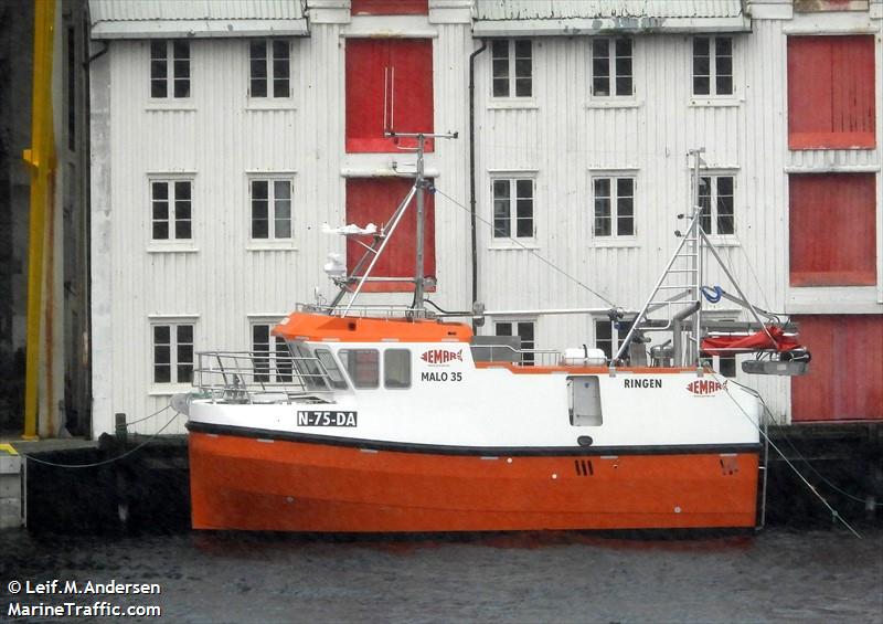 ringen (Fishing vessel) - IMO , MMSI 259004600, Call Sign LH4954 under the flag of Norway