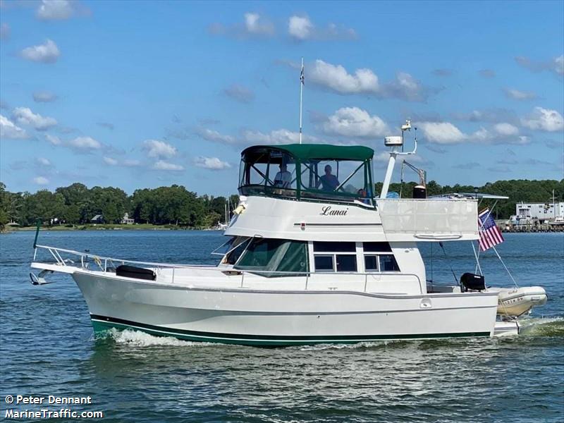 lanai (Pleasure craft) - IMO , MMSI 338206827 under the flag of USA