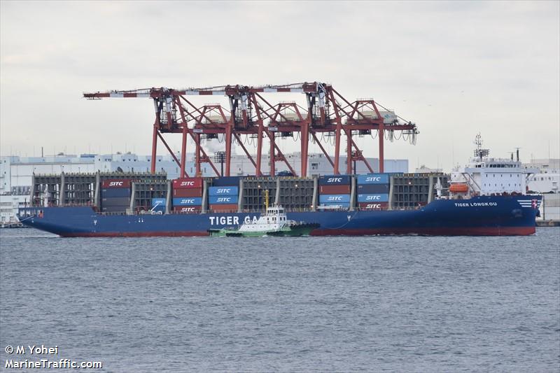 tiger longkou (Deck Cargo Ship) - IMO 9913547, MMSI 477736400, Call Sign VRUJ9 under the flag of Hong Kong