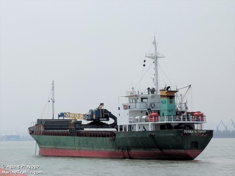 km. permata timur (Cargo ship) - IMO , MMSI 525015877, Call Sign PNKX under the flag of Indonesia