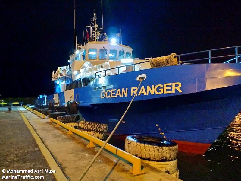 ocean ranger (Offshore Tug/Supply Ship) - IMO 9705598, MMSI 533170233, Call Sign 9WOP9 under the flag of Malaysia