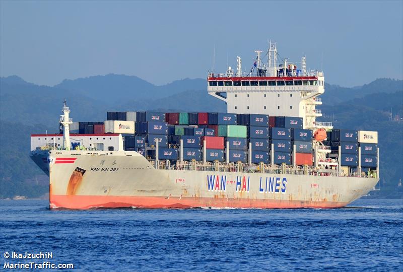 wan hai 291 (Container Ship) - IMO 9871385, MMSI 563143100, Call Sign 9V6511 under the flag of Singapore