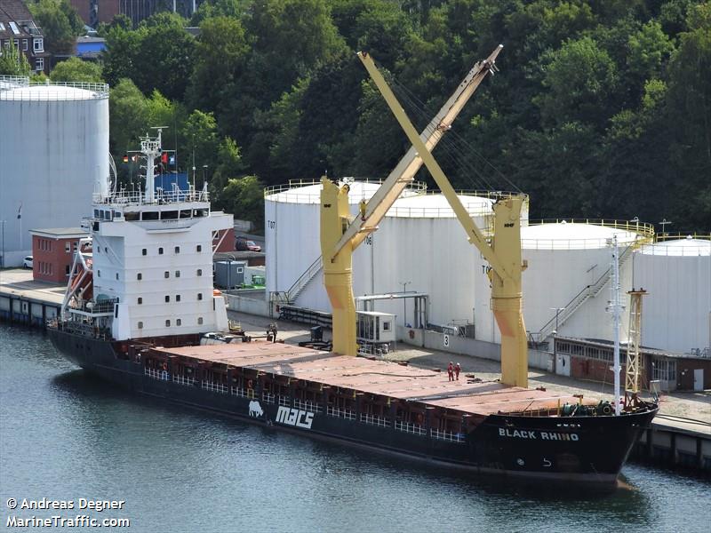 black rhino (General Cargo Ship) - IMO 9148790, MMSI 204370000, Call Sign 5BCX5 under the flag of Azores