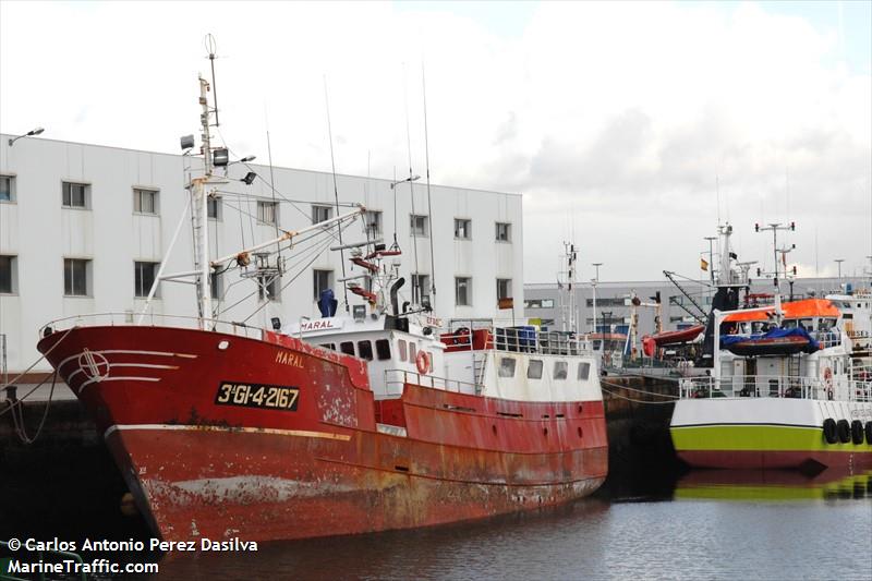 runo (Fishing Vessel) - IMO 8812083, MMSI 224544160, Call Sign EFGQ under the flag of Spain