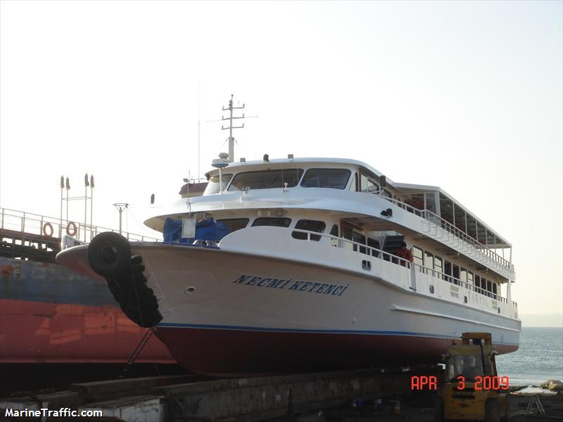 necmi ketenci (Passenger ship) - IMO , MMSI 271010504, Call Sign TC9995 under the flag of Turkey