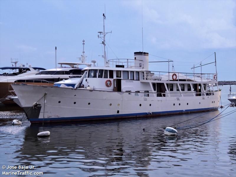 celandine (Pleasure craft) - IMO , MMSI 312538000, Call Sign V3QU under the flag of Belize