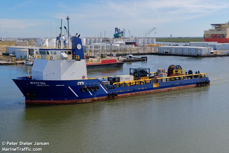 whitetail (Offshore Tug/Supply Ship) - IMO 9717307, MMSI 367619370, Call Sign WDH4596 under the flag of United States (USA)