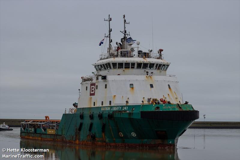bourbon liberty 241 (Offshore Tug/Supply Ship) - IMO 9394715, MMSI 375419000, Call Sign J8B6255 under the flag of St Vincent & Grenadines