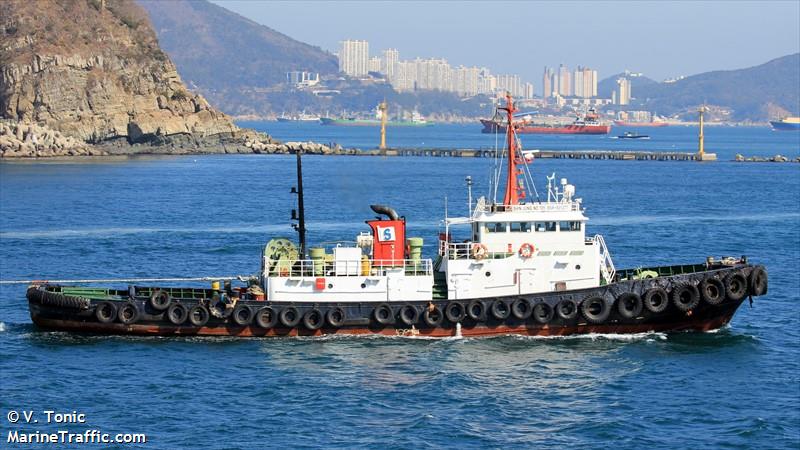 shinjung101 (Tug) - IMO 9021801, MMSI 440112480, Call Sign DSAK5 under the flag of Korea