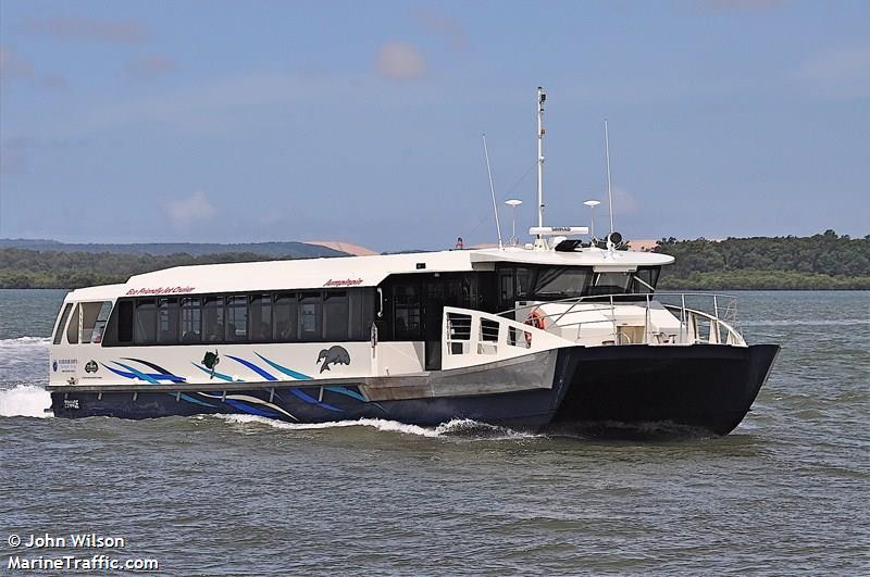 jumpinpin (Passenger ship) - IMO , MMSI 503680900 under the flag of Australia