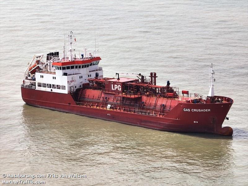 gas crusader (LPG Tanker) - IMO 9133549, MMSI 533132191, Call Sign 9M2527 under the flag of Malaysia