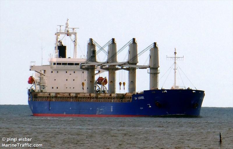 la louise (General Cargo Ship) - IMO 9470301, MMSI 538009706, Call Sign V7A5068 under the flag of Marshall Islands