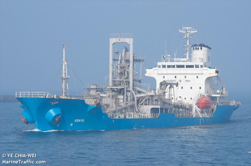 kenyo (Cement Carrier) - IMO 8915988, MMSI 572463220, Call Sign T2SG5 under the flag of Tuvalu