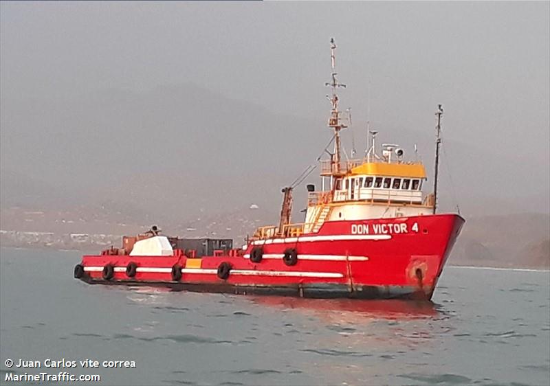 don victor4 (Offshore Tug/Supply Ship) - IMO 7807603, MMSI 760042480 under the flag of Peru