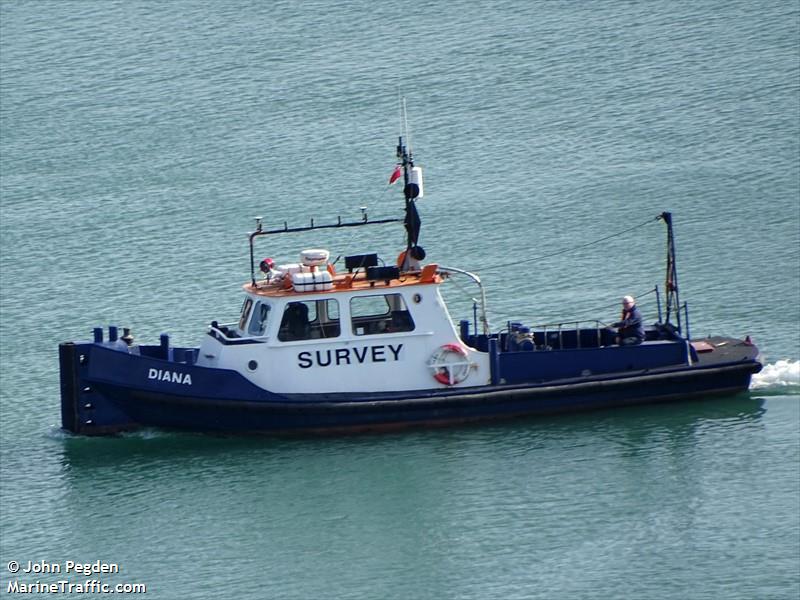 diana (Port tender) - IMO , MMSI 235113221, Call Sign MKHG6 under the flag of United Kingdom (UK)