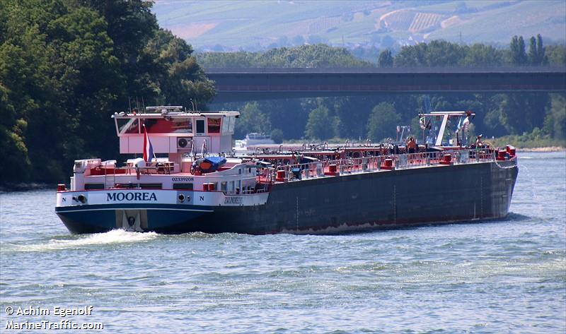 moorea (Tanker) - IMO , MMSI 244001596, Call Sign PE7784 under the flag of Netherlands
