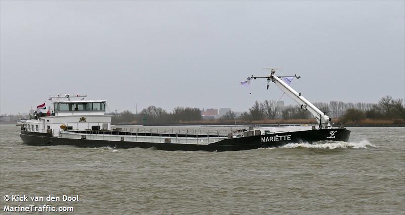 mariette (Cargo ship) - IMO , MMSI 244753296, Call Sign PC6950 under the flag of Netherlands