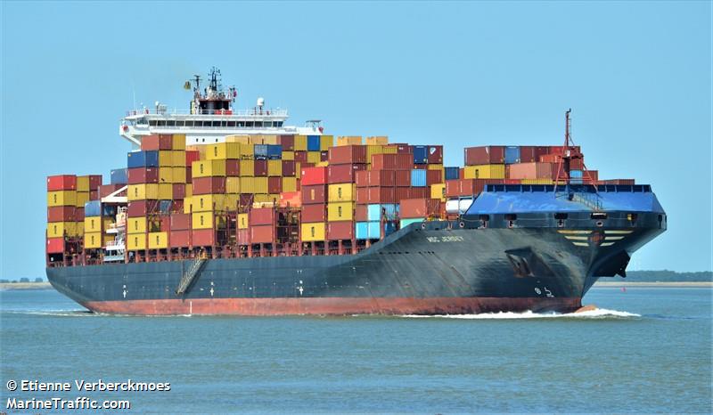 msc jersey (Container Ship) - IMO 9622007, MMSI 255805956, Call Sign CQIG8 under the flag of Madeira