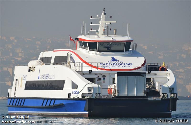 foca (Passenger ship) - IMO , MMSI 271044241, Call Sign TCA3652 under the flag of Turkey