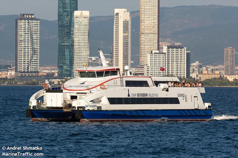 sait altinordu (Passenger ship) - IMO , MMSI 271044406, Call Sign TCA3944 under the flag of Turkey