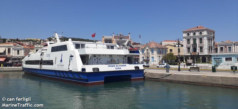 ihsan alyanak (Passenger Ship) - IMO 9799587, MMSI 271044637, Call Sign TCA4364 under the flag of Turkey