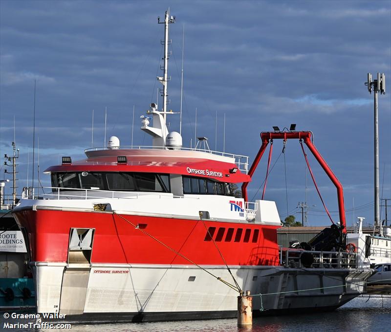 offshore surveyor (Research Vessel) - IMO 9938119, MMSI 339301290, Call Sign 6YVC8 under the flag of Jamaica