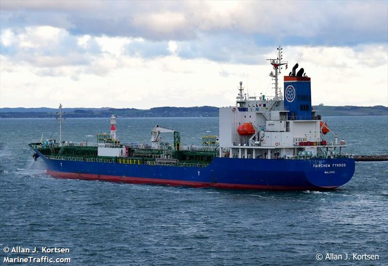 fairchem fynbos (Chemical/Oil Products Tanker) - IMO 9914292, MMSI 538009511, Call Sign V7A4830 under the flag of Marshall Islands