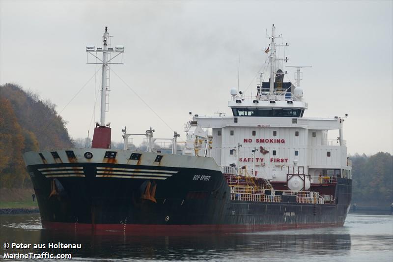 bdp spirit (Chemical/Oil Products Tanker) - IMO 9424053, MMSI 538009703, Call Sign V7A5064 under the flag of Marshall Islands