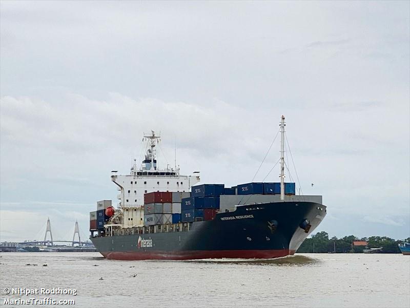interasia resilience (Container Ship) - IMO 9470741, MMSI 563144200, Call Sign 9V7571 under the flag of Singapore