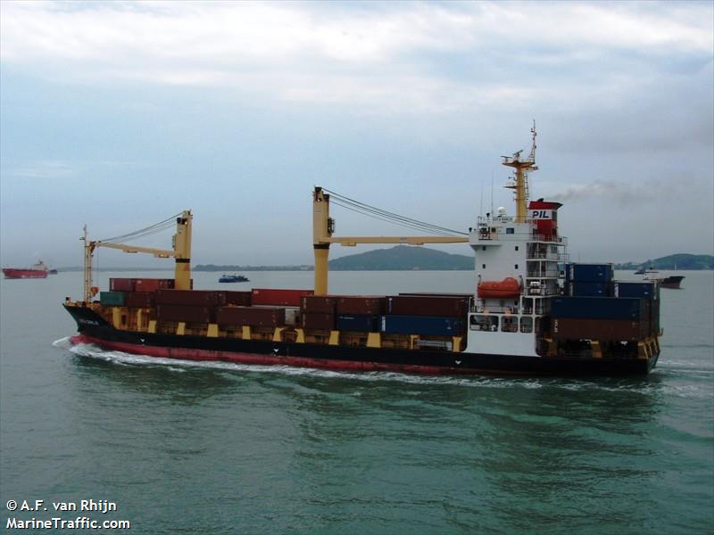 kota dahlia (Container Ship) - IMO 9408449, MMSI 565772000, Call Sign 9VED9 under the flag of Singapore