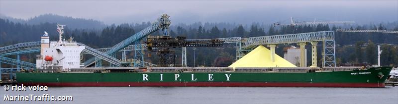 ripley prosperity (Bulk Carrier) - IMO 9464417, MMSI 636021304, Call Sign 5LDH4 under the flag of Liberia