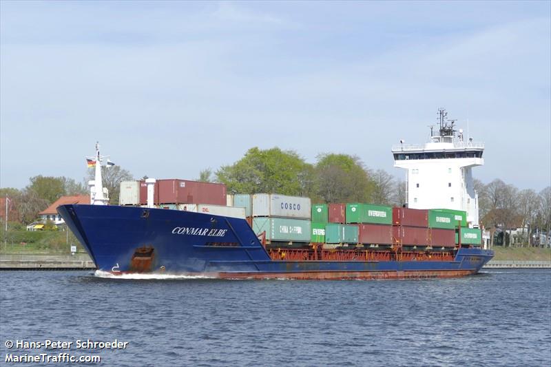 elbe (Container Ship) - IMO 9244180, MMSI 636021322, Call Sign 5LDJ9 under the flag of Liberia