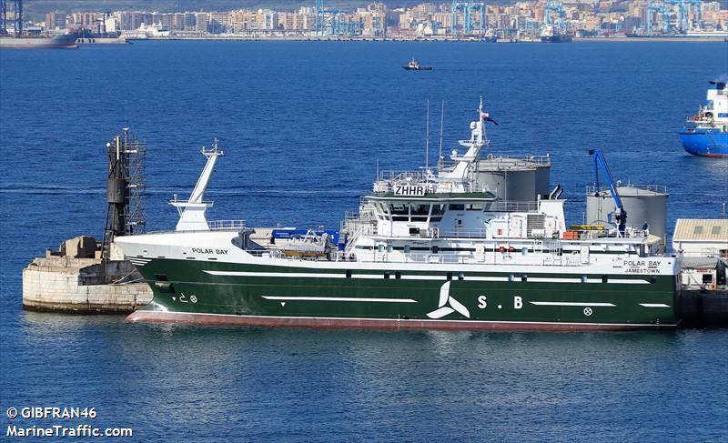 polar bay (Fishing Vessel) - IMO 9903281, MMSI 665111133, Call Sign ZHHR under the flag of Saint Helena