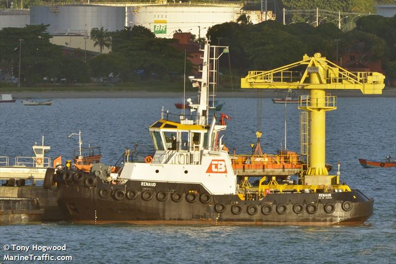 renaud (Tug) - IMO 9639024, MMSI 710009510, Call Sign PQ5211 under the flag of Brazil