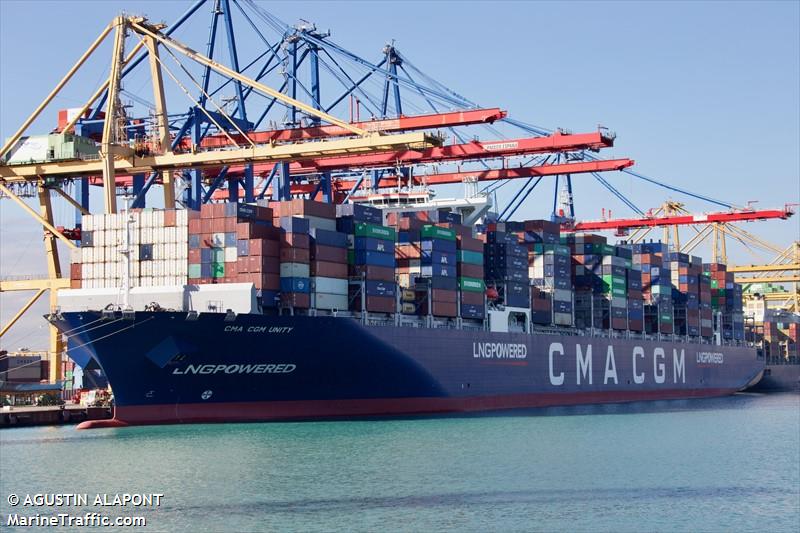 cma cgm unity (Container Ship) - IMO 9897767, MMSI 229389000, Call Sign 9HA5479 under the flag of Malta