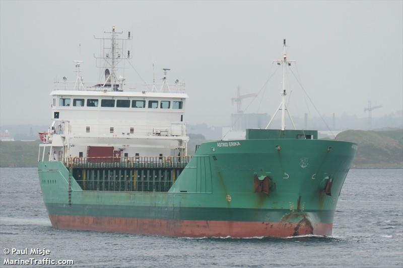 astrid erika (General Cargo Ship) - IMO 9291731, MMSI 257857000, Call Sign LAPF8 under the flag of Norway