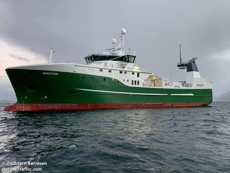 breidtind (Fishing Vessel) - IMO 9906532, MMSI 258015000, Call Sign LGJY under the flag of Norway