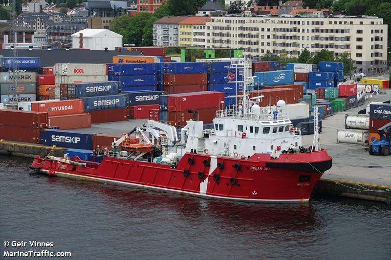 ocean dee (Offshore Tug/Supply Ship) - IMO 9486037, MMSI 258017000, Call Sign LAGI8 under the flag of Norway