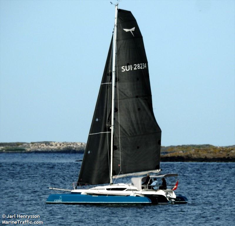 icebird (Sailing vessel) - IMO , MMSI 269115790, Call Sign HBY5623 under the flag of Switzerland