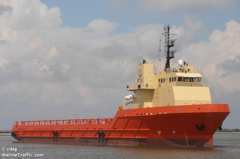 mia (Offshore Tug/Supply Ship) - IMO 9382877, MMSI 303658000, Call Sign WDD2870 under the flag of Alaska