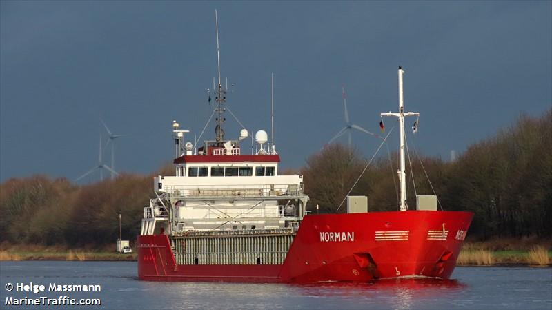 norman (General Cargo Ship) - IMO 9361342, MMSI 304491000, Call Sign V2QX9 under the flag of Antigua & Barbuda