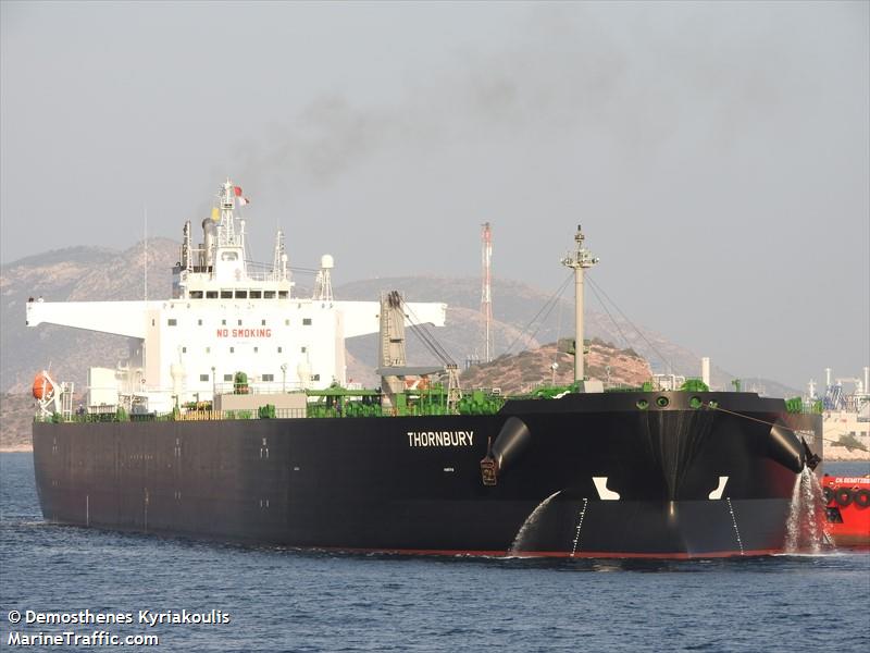 thornbury (Crude Oil Tanker) - IMO 9910533, MMSI 311001025, Call Sign C6EX2 under the flag of Bahamas