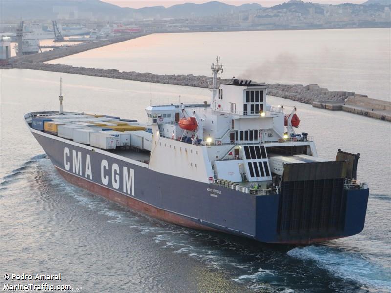 mont ventoux (Ro-Ro Cargo Ship) - IMO 9129586, MMSI 311001105, Call Sign C6FG6 under the flag of Bahamas